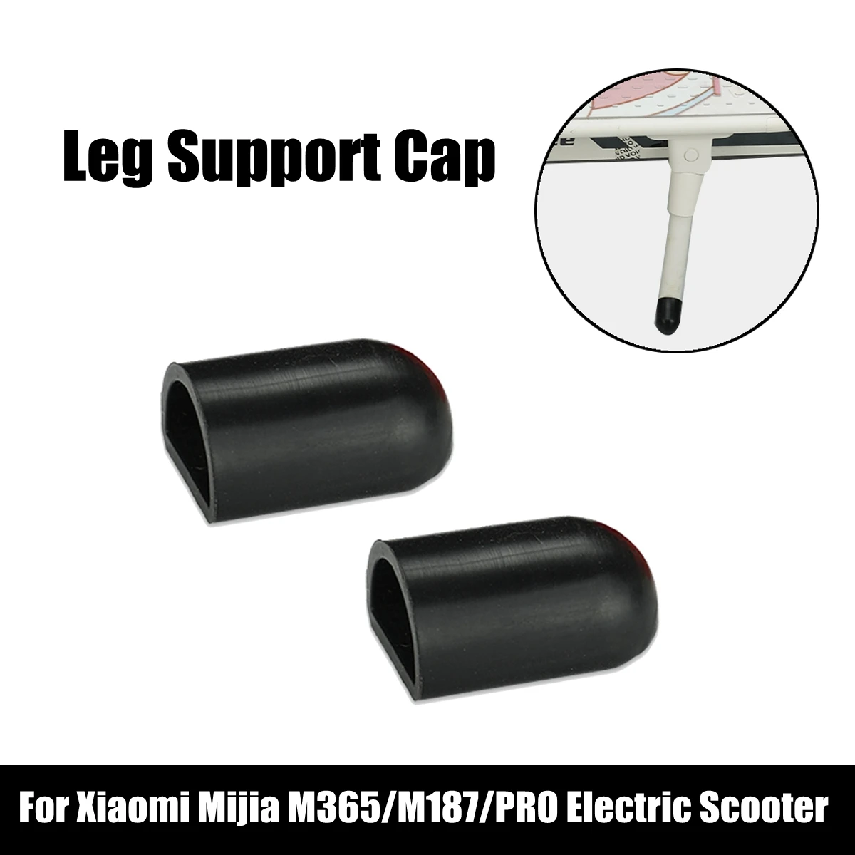 2 pieces of silicone cap M365 electric scooter foot support silicone sleeve for Xiaomi M365 scooter accessories
