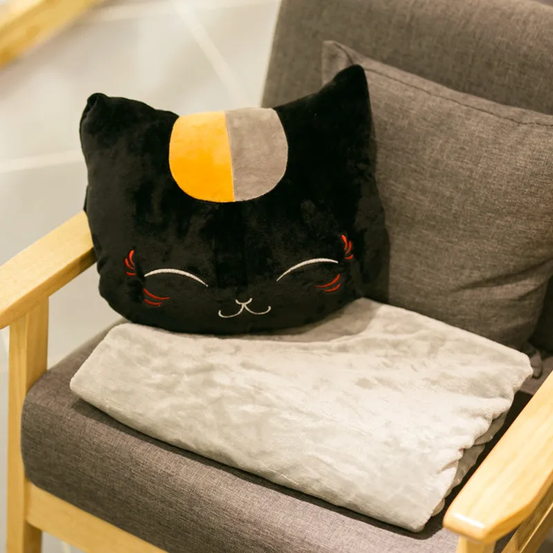 Janpan плюшевый Nyanko Sensei игрушки кошка Мягкая Kawaii мягкая подушка одеяло офис/автомобиль/ланч-брейк Одеяло Подушка для стула
