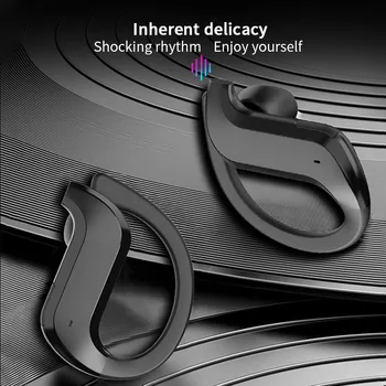 

TWS Wireless Earbuds IPX5 Waterproof Sport Bass Bluetooth Headphones Noise Cancelling Earphone With Ear Hook Bluetooth Headset