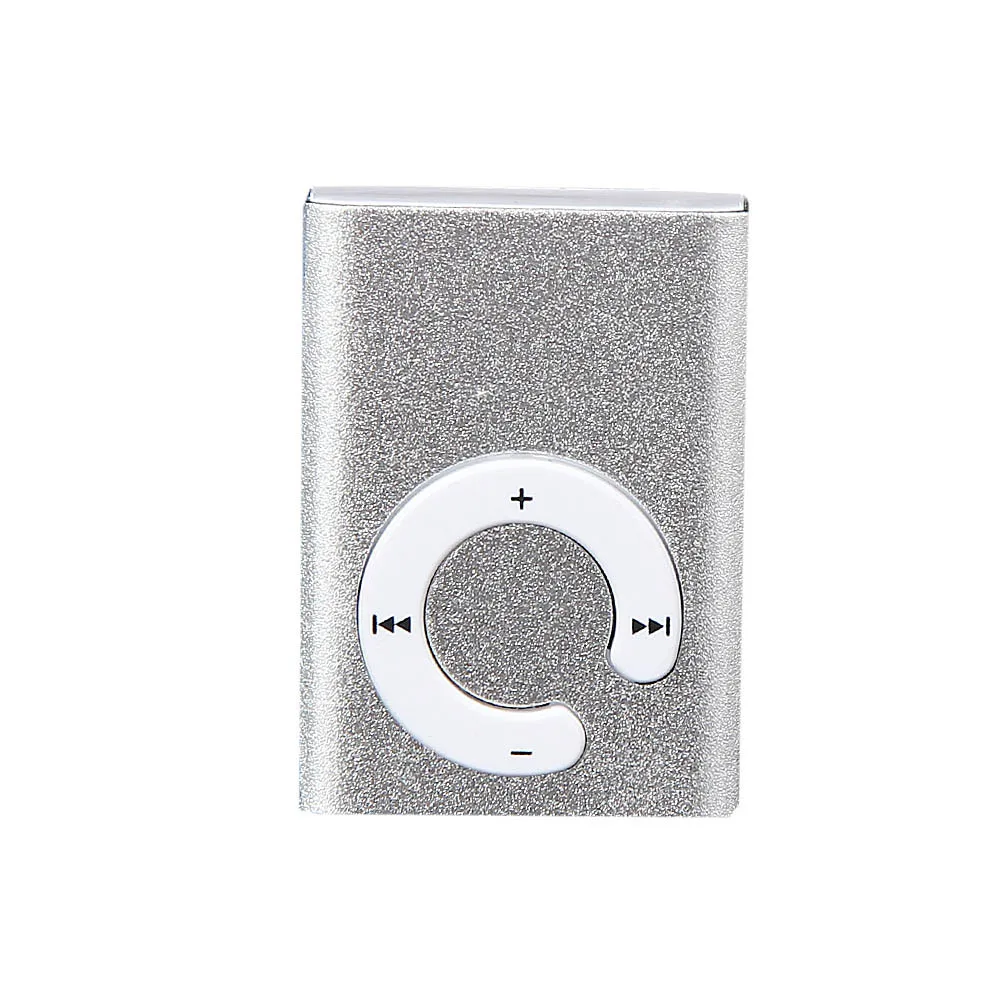 Kinganda Мини клип металлический USB MP3-плеер Поддержка Micro SD TF карта музыкальный медиа 7,15