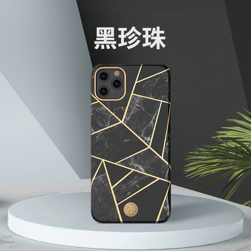 Чехол Kingxbar с мраморным покрытием для iPhone 11 Pro Max, роскошный Высококачественный жесткий противоударный чехол для iPhone 11/Pro/Max, чехол для телефона s