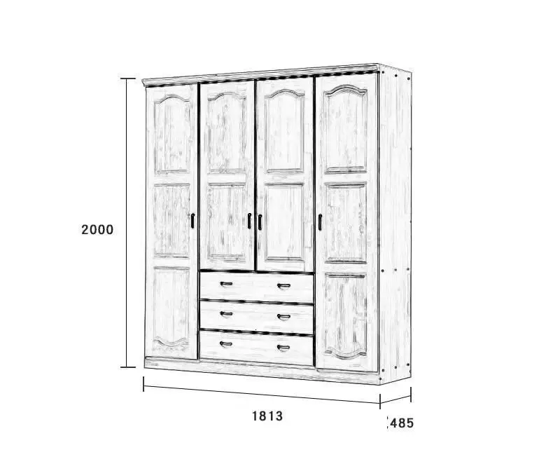 D Zenleyici Yatak Odasi Mobile Per La Casa Madera Ретро деревянный шкаф Mueble De Dormitorio мебель для спальни шкаф