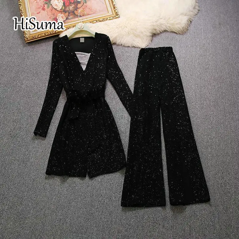 Женский комплект из трех предметов Яркий шелковый трикотажный кардиган с