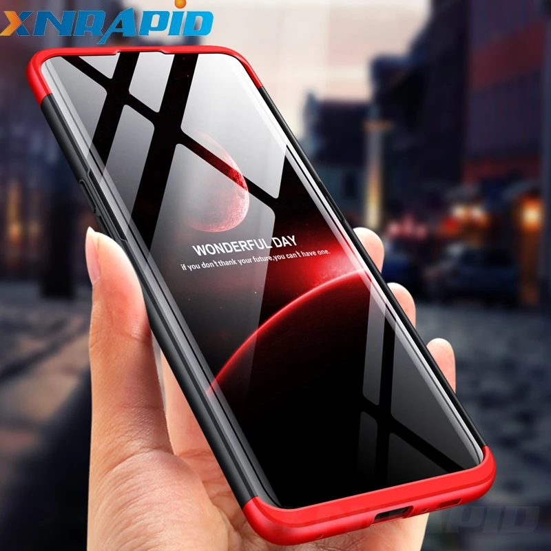 

360 Degree Cover For Samsung Galaxy A90 A80 A70 A60 A50 A40 A30 A20 A10 M40 M30S M20 M10 Case 3 in 1 Hard Protection Matte Case