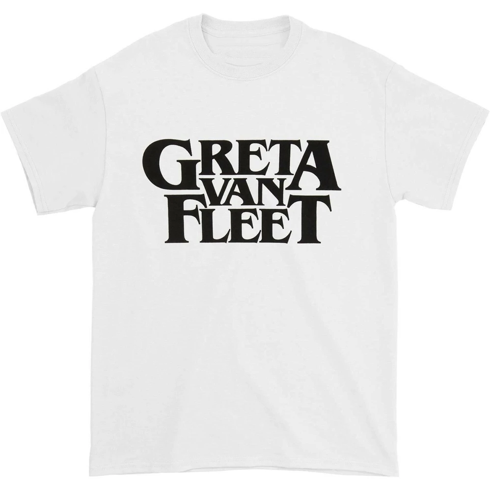 Белая футболка с логотипом Грета Ван Флит белая для спортзала | Мужская одежда