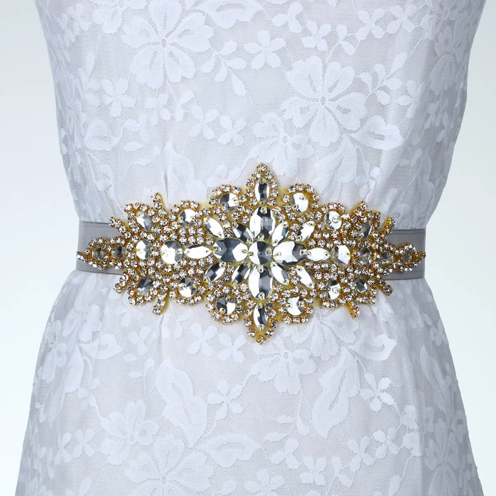 Bridal Belt 8 Свадебные ленты пояс в подарочной коробке для вечернего платья выпускного вечера хрустальные свадебные аксессуары из бисера атласный пояс для свадебного платья - Цвет: Bridal Belt 8