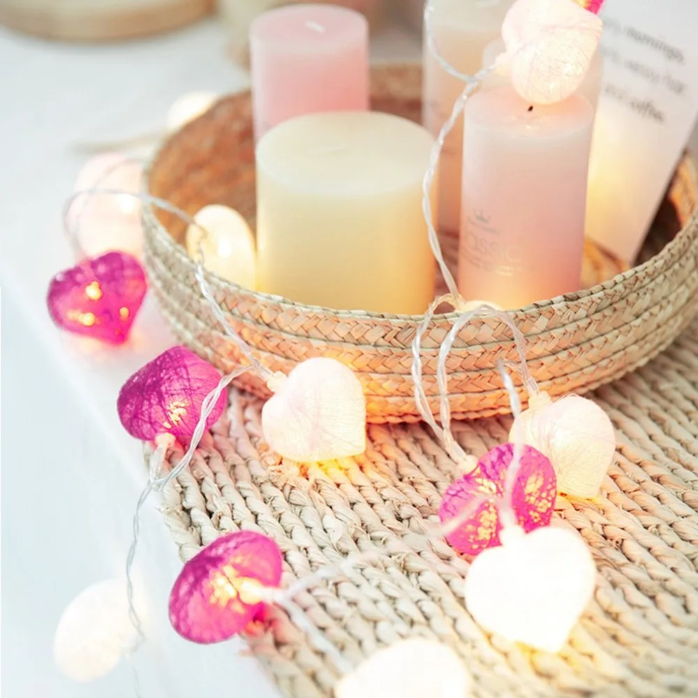 

Heart Shape Light Clip Fairy String Light Chains Lamp