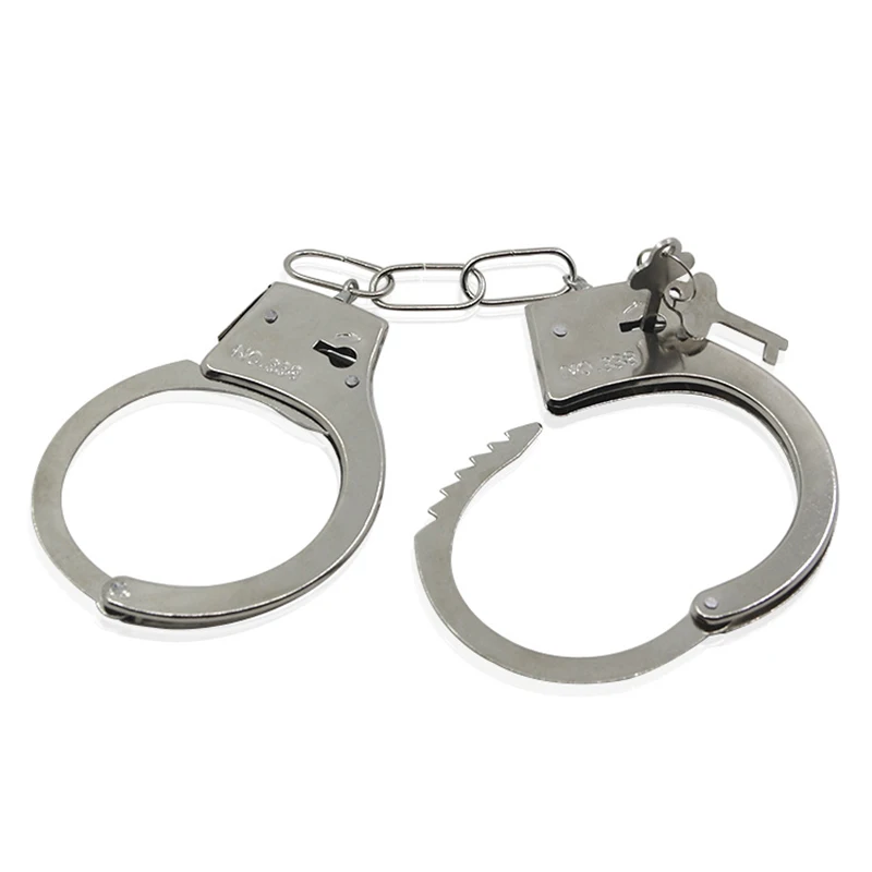 Children Cosplay Costume Halloween Props Party Favors Kids Play Toy Role Play Handcuffs With Keyss