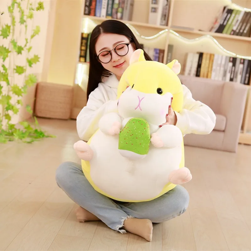 MIAOOWA 1PC 30CM Good Quality Kawaii Hamster With Icecream Plush Doll Stuffed Animal Soft Pillow Toy Kids Baby Brthday Gifts MIAOOWA 1PC 30CM Good Quality Kawaii Hamster With Icecream Plush Doll Stuffed Animal Soft Pillow Toy Kids Baby Brthday Gifts