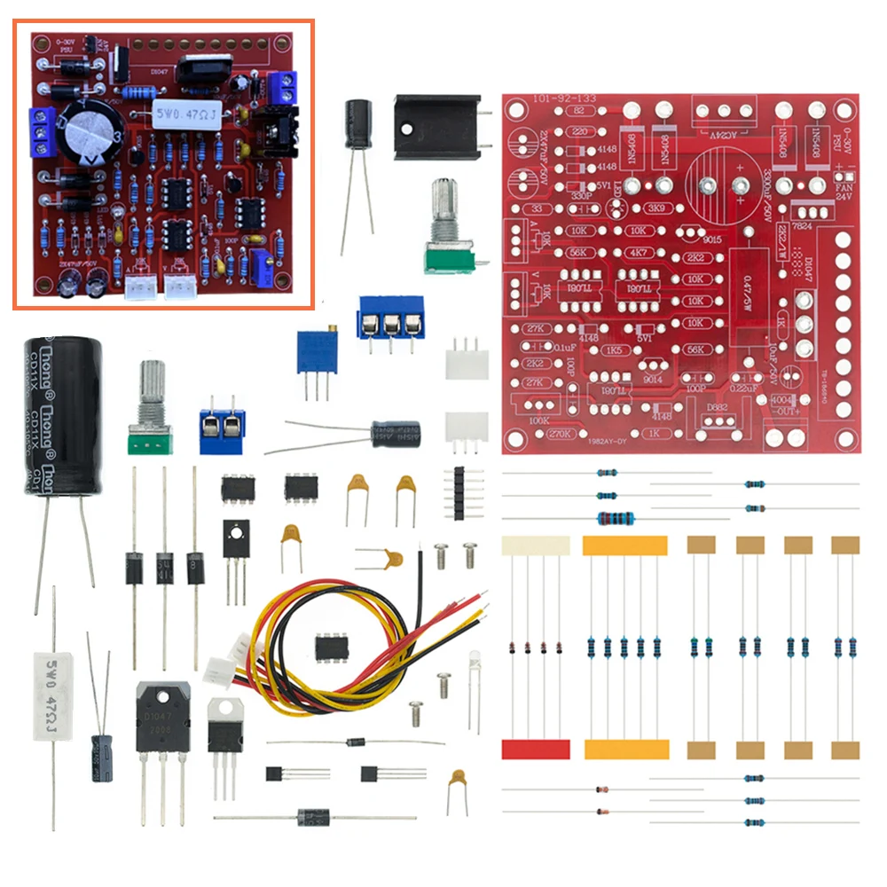 0-30V 2mA-3A DC Regulated Power Supply DIY Kit Continuously Adjustable Current Limiting Protection Voltage Regulator Set | Электронные
