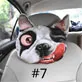 Крутой милый 3D Печатный животные подголовник для автомобиля наволочка шеи авто безопасности подголовники без наполнения - Цвет: Зеленый