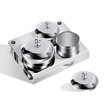 

Manicure Implement Crystal Cup Crystal Liquid Powder Cup with Lid Dispensing Containers Stainless Steel Tank Cup 3 Pieces