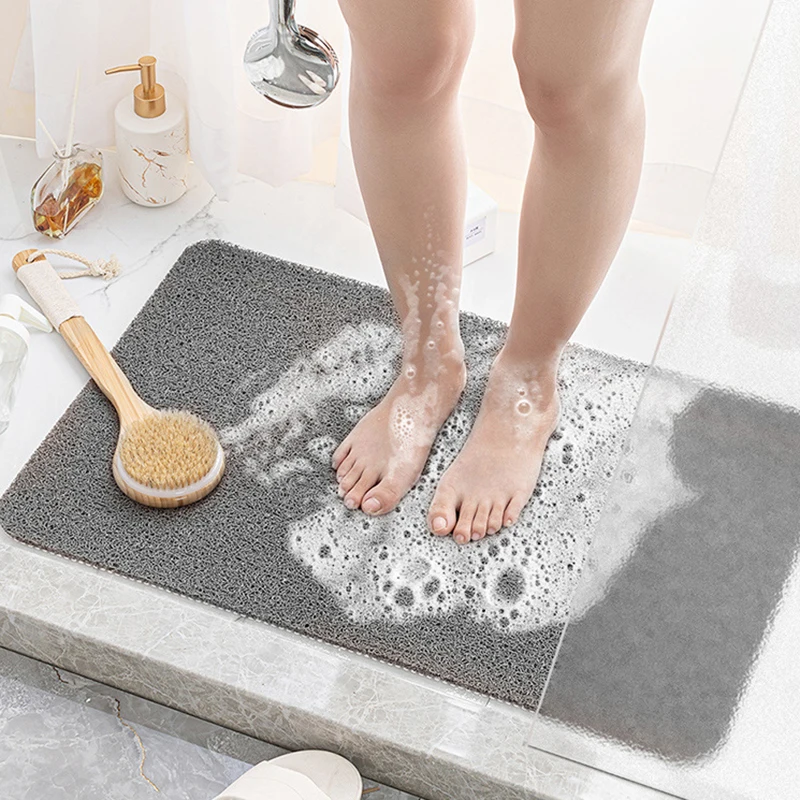 Waterproof Non-Slip Rectangular Bathroom Floor Mat, 40x60cm