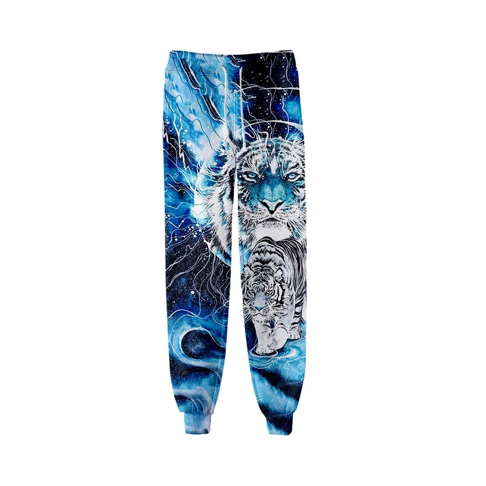 

New Arrival Tiger Sweatpants Women Fitness Joggers Spring High Street Trousers 2021New 3D Print Pants Sweatpant