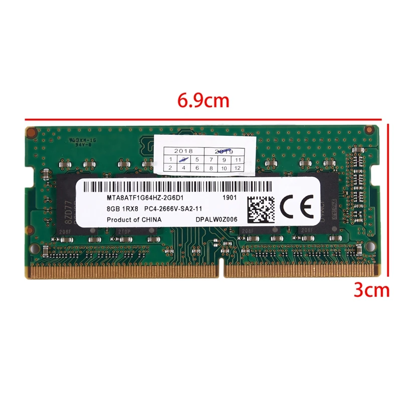DDR4 sodimm ОЗУ поддержка памяти ноутбука Memoria 1,2 V DDR4 ноутбук