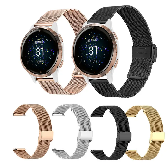 Acheter Bracelet en métal pour montre intelligente Garmin Venu 3 3S 2S +  étui pour Garmin Vivoactive 4 4s, housse pour Garmin Venu 2 Plus