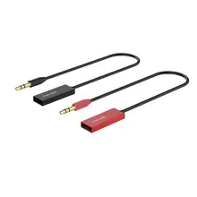 Беспроводной USB Bluetooth V4.1 музыкальный аудио стерео приемник 3,5 мм AUX Jack конвертер адаптер для автомобильного динамика