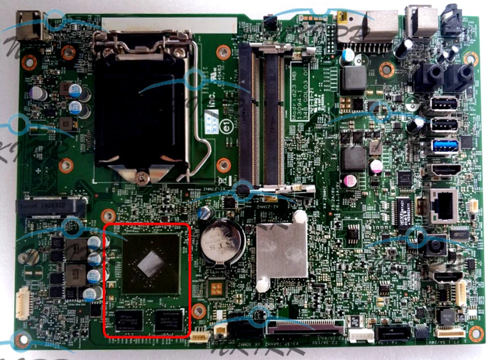 Материнская плата Madrid23 MB 13094-1/13094-1A 348.00L04.0011 GT840M 2 Гб DBSV911002 LGA1150 DDR3L для ACER Aspire 23&quot |