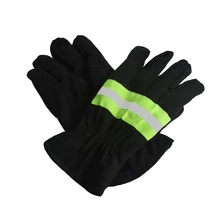 Противопожарные перчатки доказательства пожара противопожарная огнеупорная комната оборудования термостойкие огнестойкие перчатки с светоотражающий ремешок