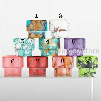 

16mm Wide Bore Beautiful Resin 810 Drip Tip for Damn Vape Doom mesh RTA/THC Tauren ONE RTA/Wotofo Faris RDTA