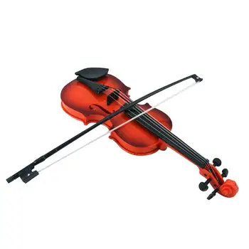 

Mini Violin Guitar Upgraded Version With Miniature Wooden Musical Instruments Collection Decorative Can Use Random Color