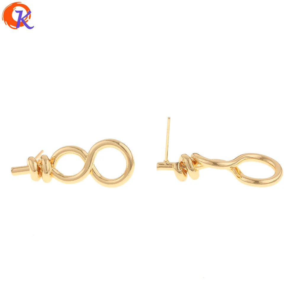 

Cordial Design 20Pcs 11*29MM Jewelry Accessories/Hand Made/Genuine Gold Plating/Silver Pin/DIY Earrings Stud/Earring Findings