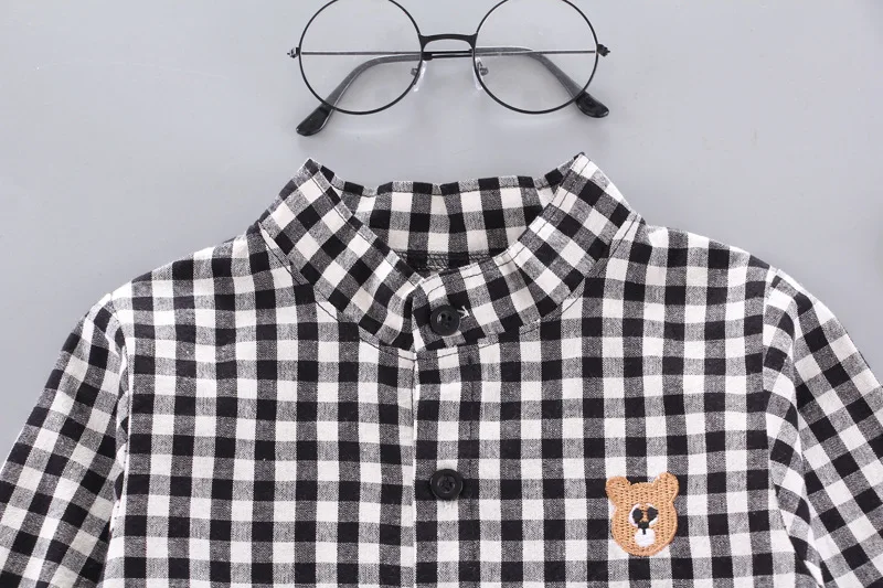 F Boys Shirt Clothes Baby Spring Thin Shirts Toddler Infant Boy Long Sleeve Tees Tops 1 2 3 4 Years Kids Cotton Shirt