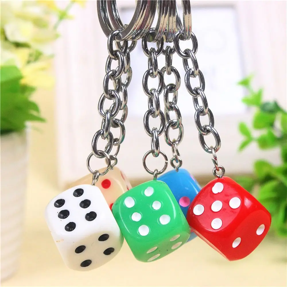 2 шт брелок с игральной костью развлекательная игра кости креативный Держатель