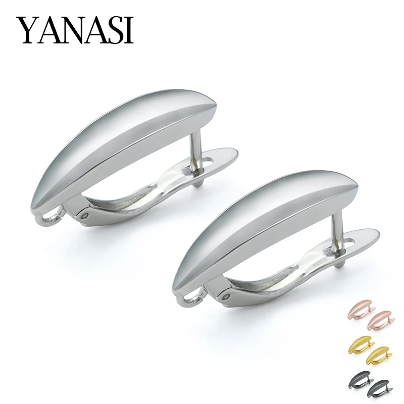 DIY Earring Hooks Accessories For Jewelry Making Women Tassle Crystal Pearl Earrings Findings Clasp Wholesale