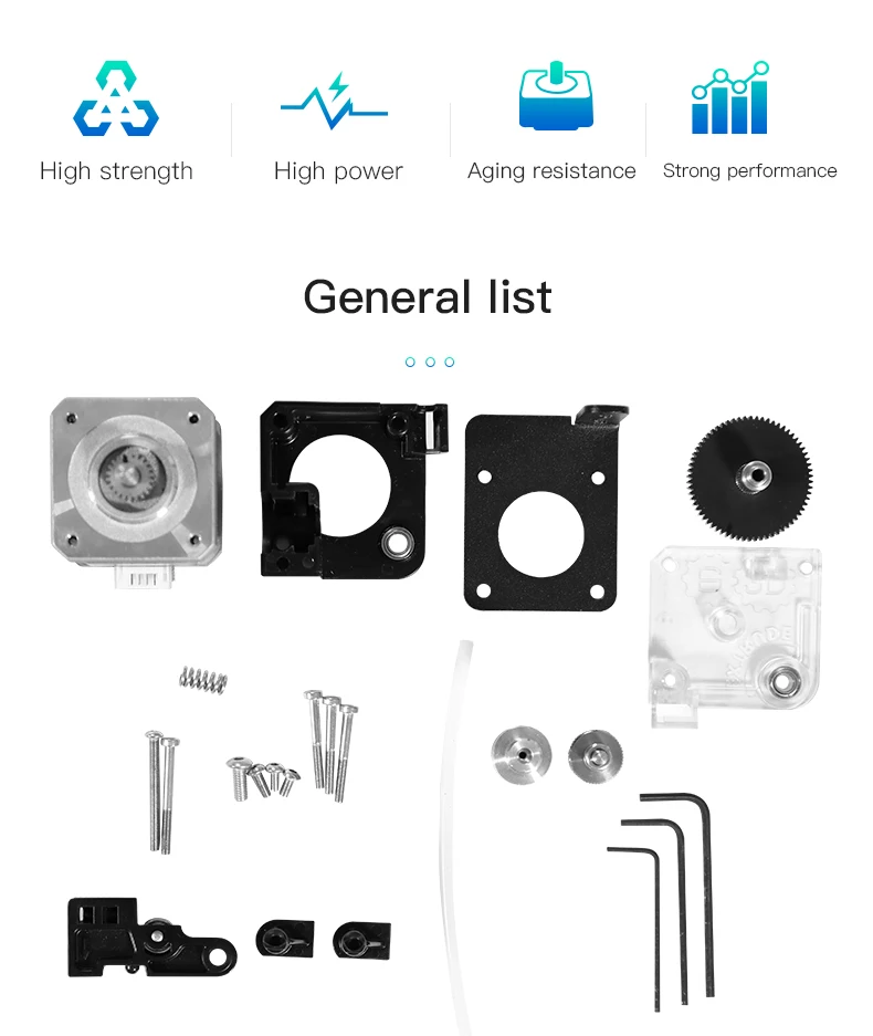 CREALITY 3D Ender-3 V2 Printer Original High Strengh Parts Genuine E3D Titan Direct Drive Bowden Extruder Kit With Stepper Motor head thermal printer