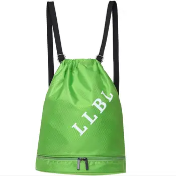 

Solid color Oxford Drawstring Backpack School Gym Drawstring Bag Storage Pack Rucksack Pouch High-Capacity Outdoor Travel Bag