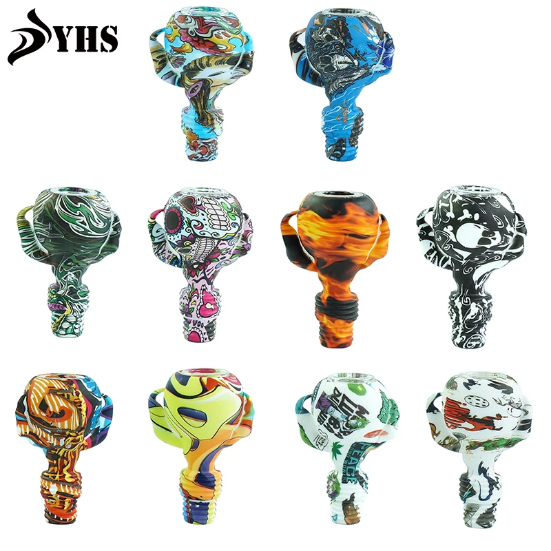 New Design Portable Silicone Unbreakable Tobacco Hand Pipes Smoking