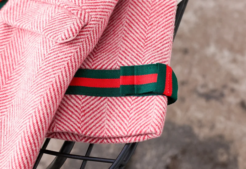 Шерстяное пальто для девочек; детская одежда; коллекция года; сезон осень-зима; стиль; Однорядная шерстяная куртка с жемчужной застежкой; саржевое Женское пальто; Dk137