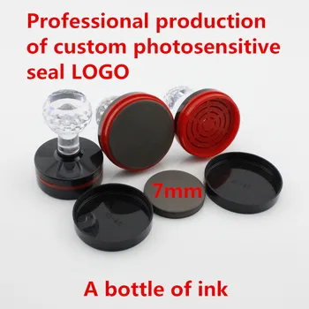 

Professional custom photosensitive square stamp Scrapbooking self inked rubber stamp children rectangle and square toy 7mm pad