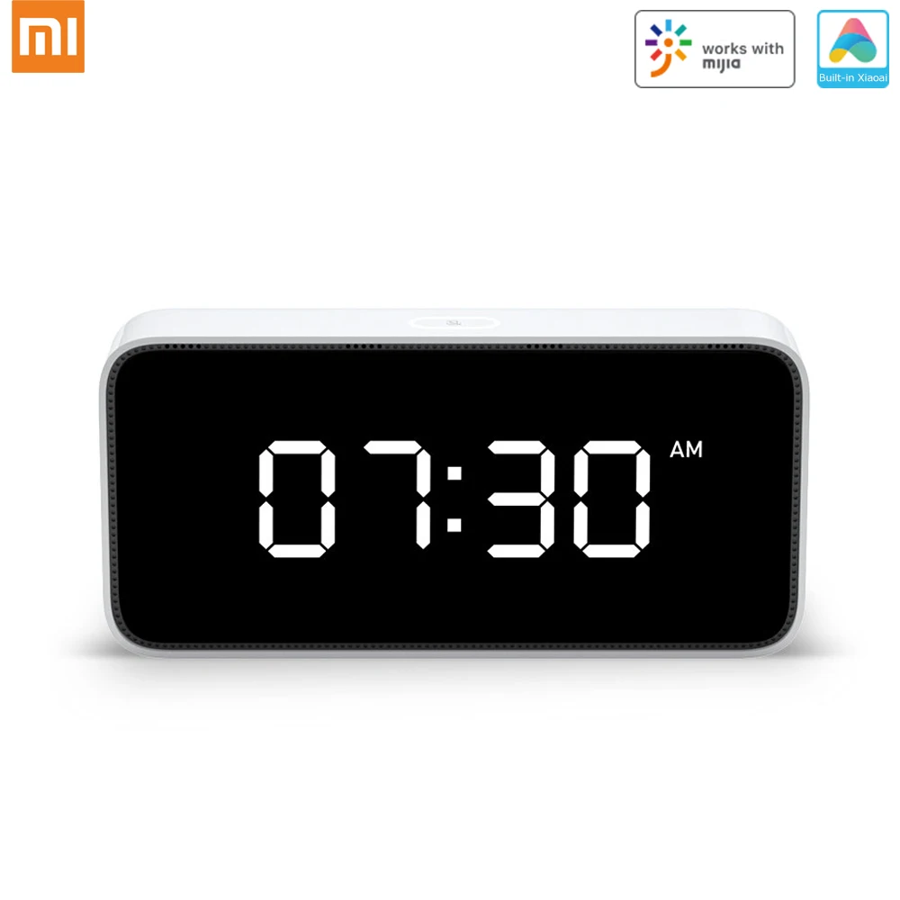 Оригинальные Смарт часы Xiaomi Xiaoai будильник голосовое вещание настольные Dersktop