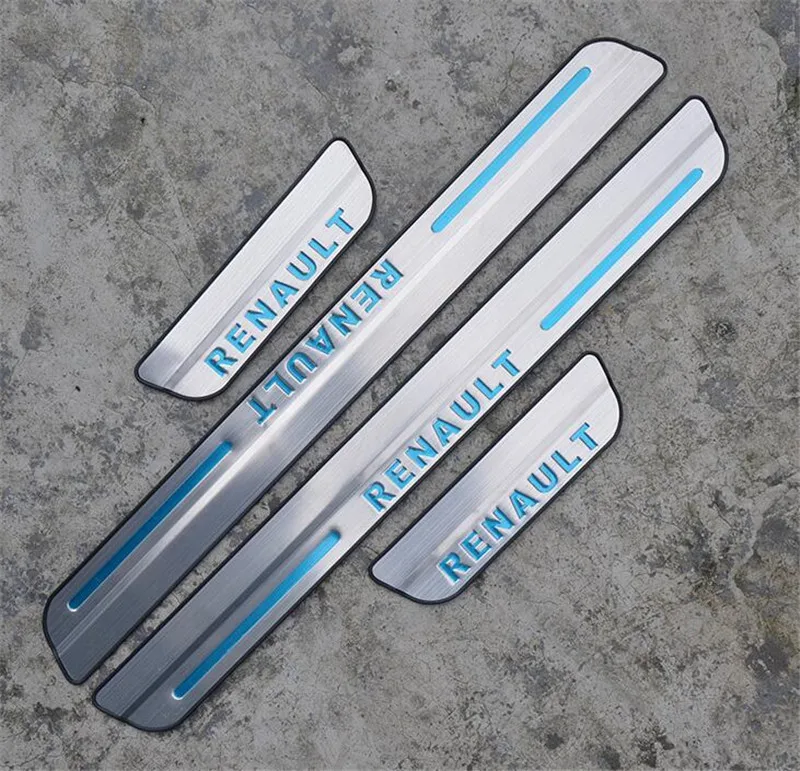 

Auto exterior scuff plate, door sill plate threshold for Renault kadjar 2017-2019,auto accessories,4pcs/set.