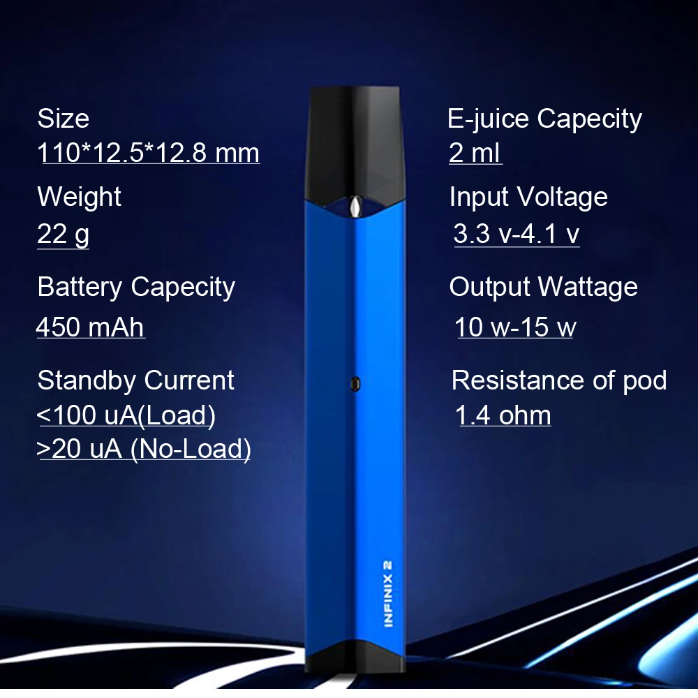 Набор SMOK Infinix 1 2, электронная сигарета, вейп-ручка, аккумулятор 450 мАч, 2 мл, Pods, катушка, мини-палка, электронная сигарета VS NORD Fit Novo