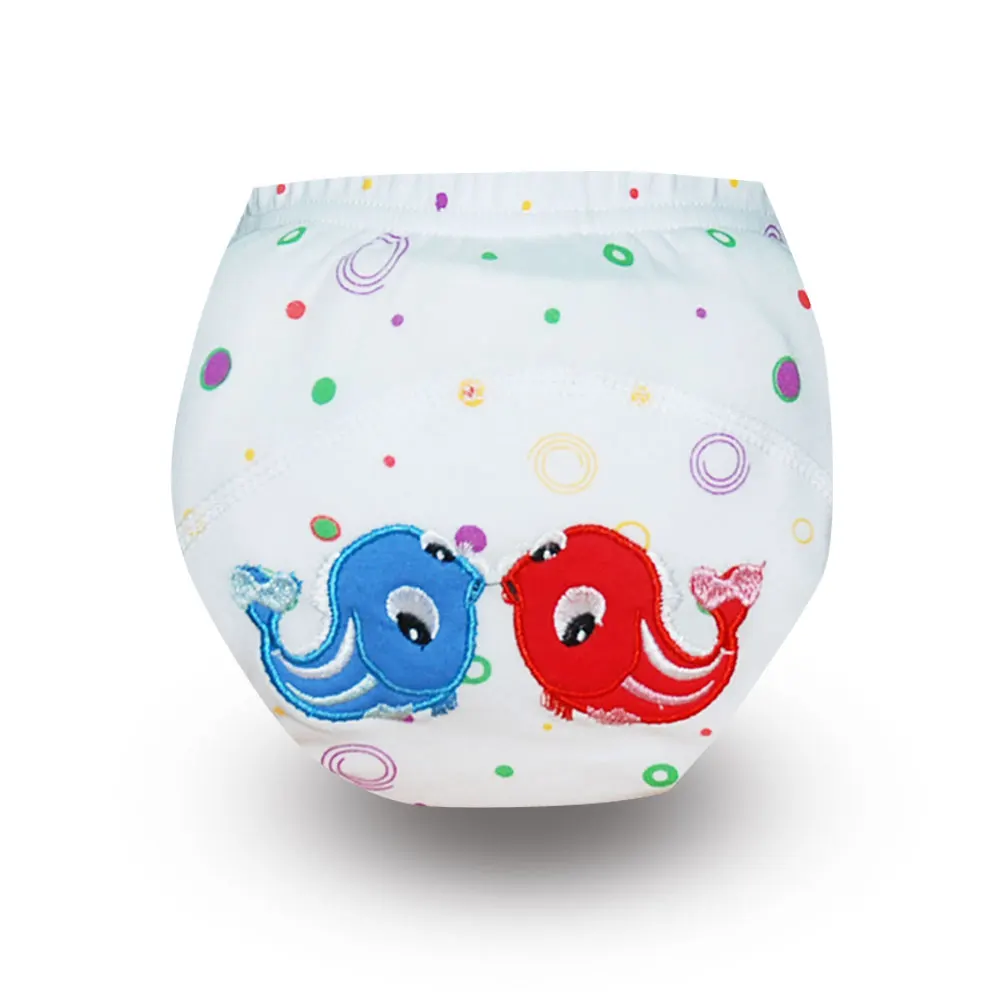 Оптовая продажа Детские водонепроницаемые подгузники брюки трусики для