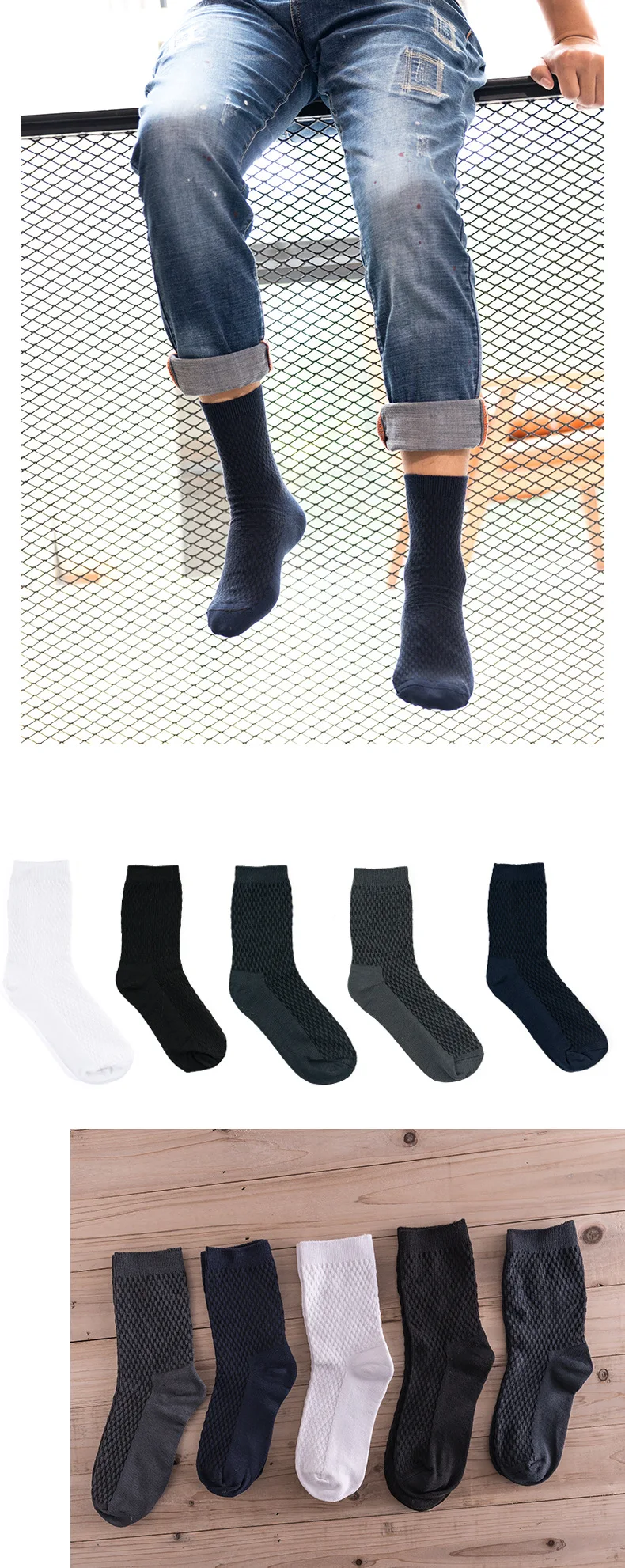 3 пары, Новые однотонные мужские носки, деловые хлопковые дышащие носки, повседневные мужские носки, подарок,, Прямая поставка, мужские носки