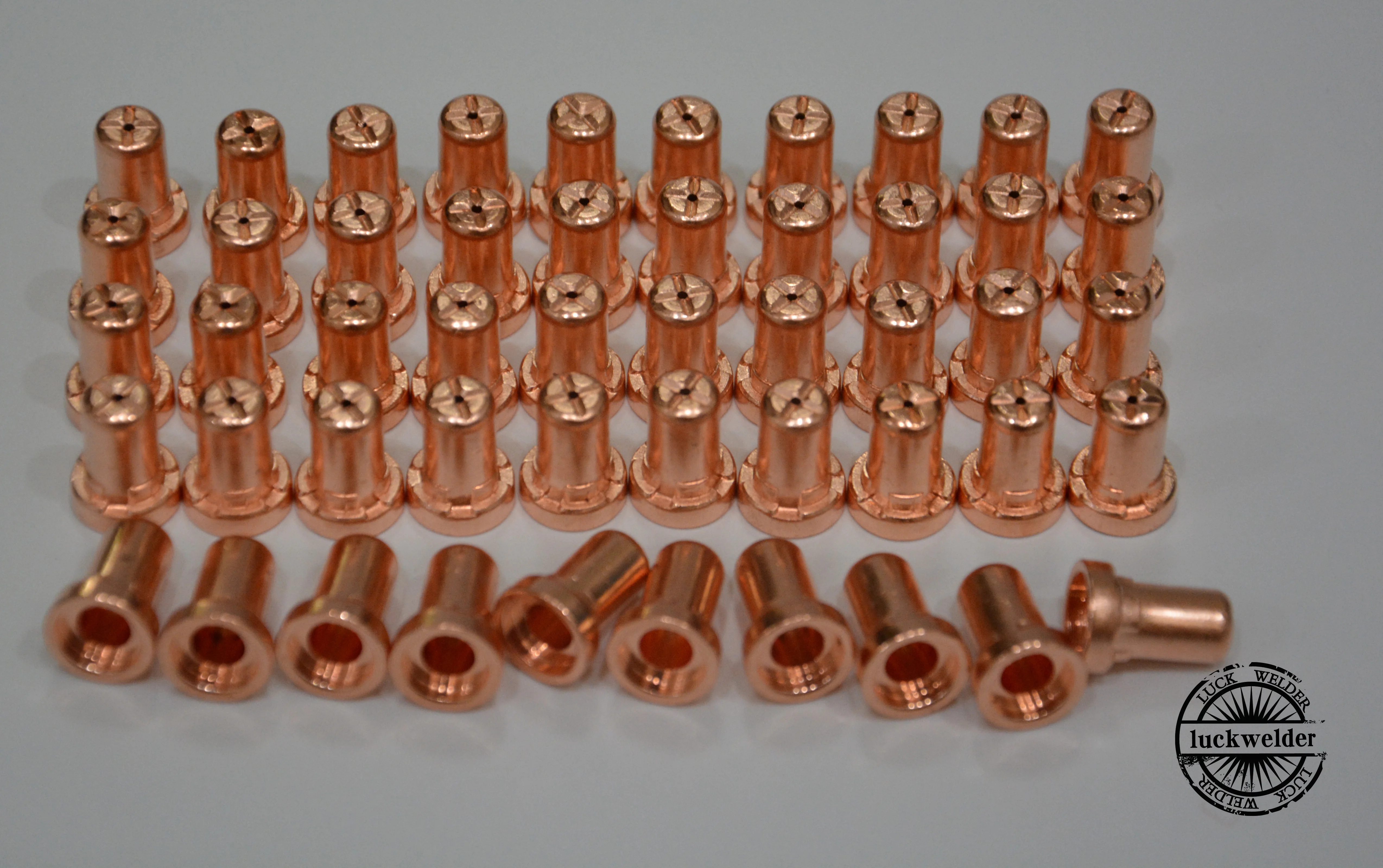 200pcs Extended Long Tips 0.9mm hole For 40A PT-31 Torch Air Plasma Cutter 40D CUT40 50D CUT50 | Инструменты