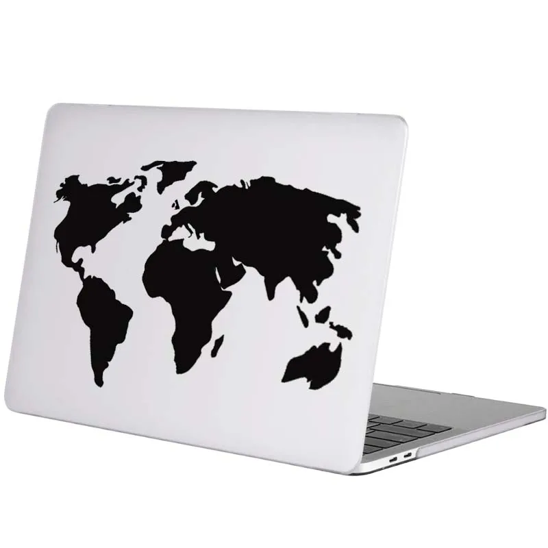 Наклейка на карту мира для ноутбука Macbook Pro 16 дюймов Air Retina 11 12 13 15 виниловая