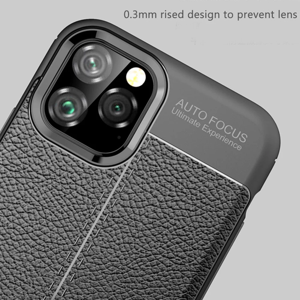 Для iPhone 11 Pro Max Чехол кожаный Стильный чехол прочный ТПУ чехол для телефона для iPhone 11 XI Pro Чехол бампер полная защитная оболочка
