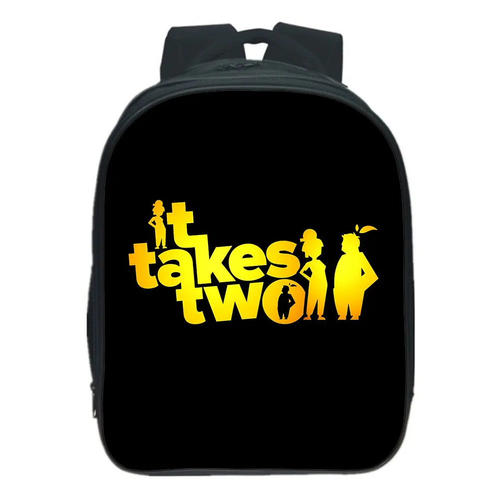 It takes two Backpack Game Bag Boys Toddler Cartoon Knapsack Baby Children Toddler Rucksack Mochila Boy gift Cartoons