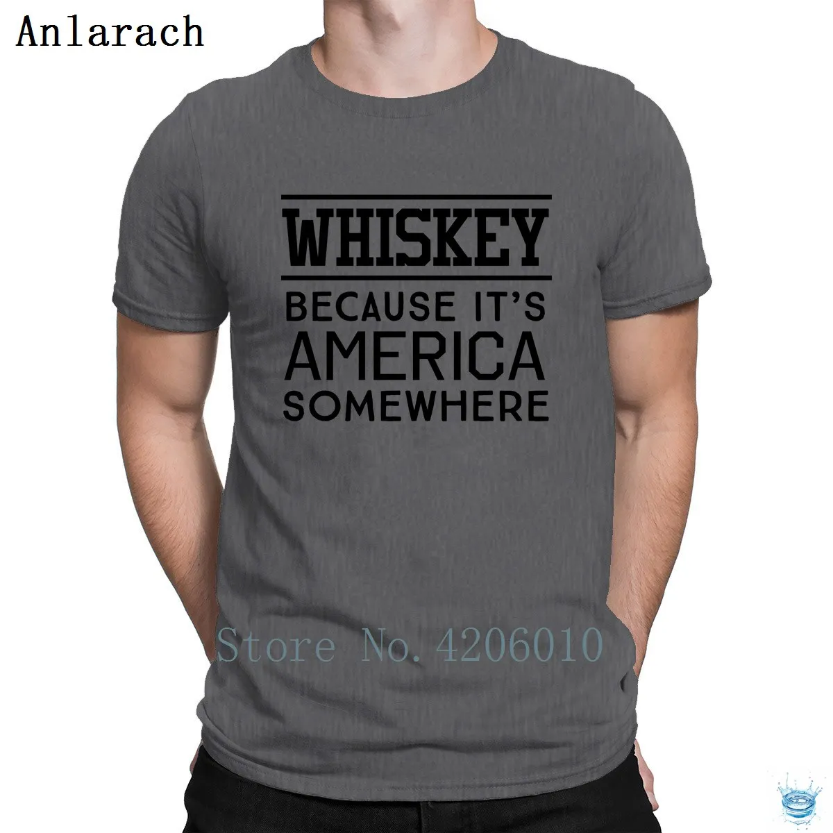 Whiskey потому что это Америка где-то футболки с буквами забавные мужские Весенние футболки для мужчин фитнес персонализированные модные с круглым вырезом