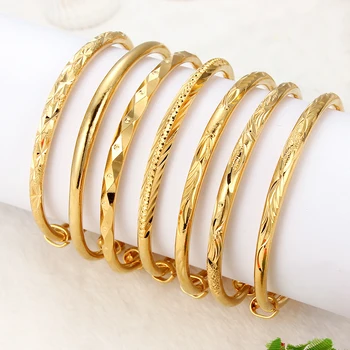 

Fashion Golden Twist Bracelets & Bangles Copper Chain Birthday Gift Souvenir Gold Jewelry Bracelet Women Men