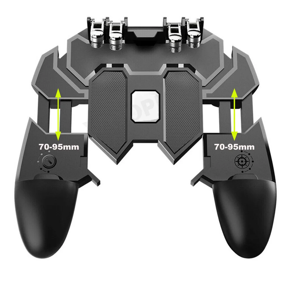 Шесть 6 палец операционной Controlle джойстик оборот Кнопка геймпад для Pubg IOS Android