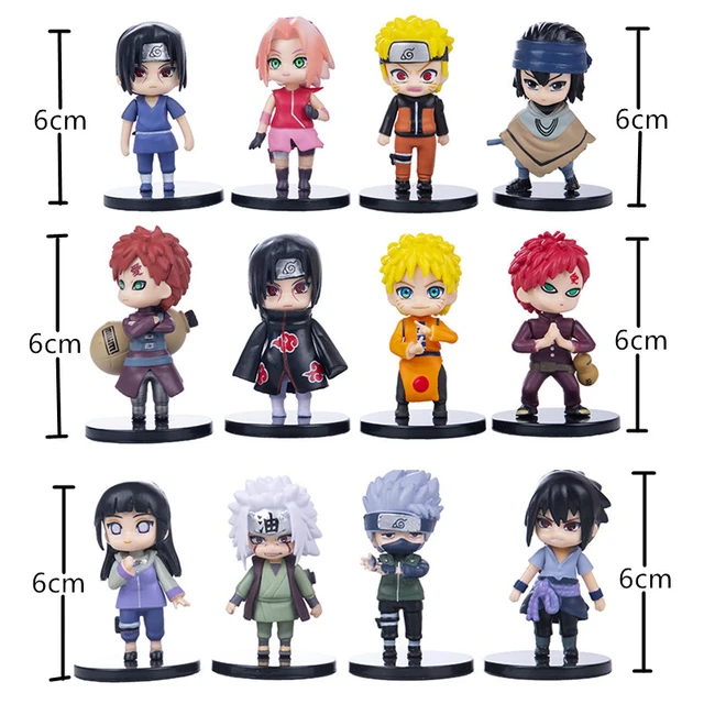 Naruto Anime Action Figurine Modelo, Brinquedos fofos, Figurais Q, Uzumaki,  Kakashi, Uchiha, Sasuke, Itachi, 9cm - AliExpress