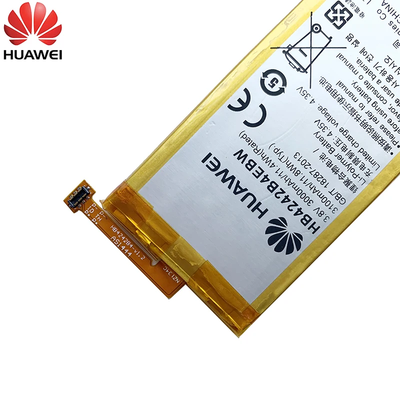 100% Оригинальный запасной аккумулятор для телефона Hua Wei HB4242B4EBW Huawei Honor 6 / 4X 7i Shot X ShotX