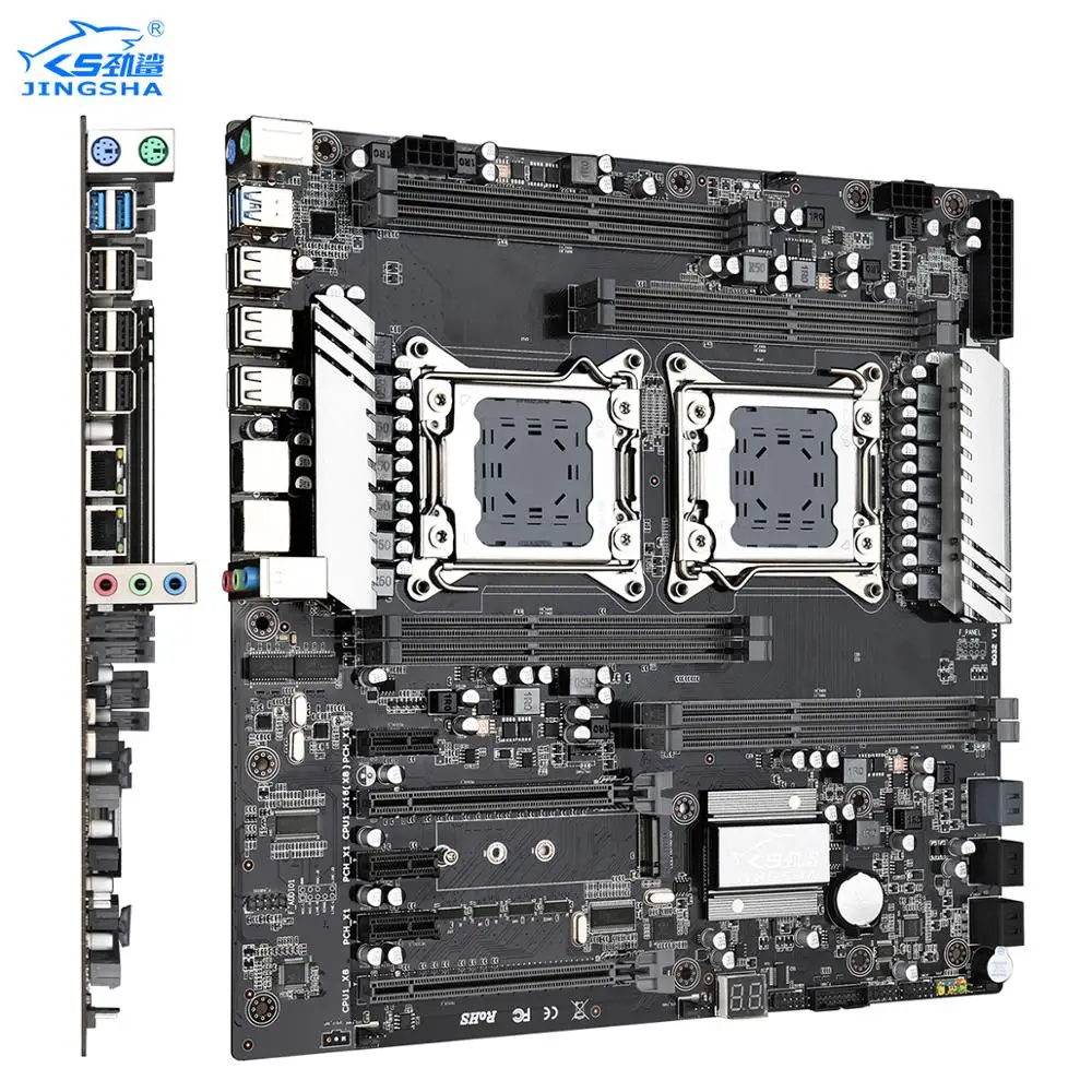 X79 двойной S8 материнская плата с PCI-E 16*2 SATA3.0 и 8-канальный сетевой видеорегистратор DDR3 материнская плата M2.0 слот SSD поддерживать Ксеон E5/V1/V2 LGA2011