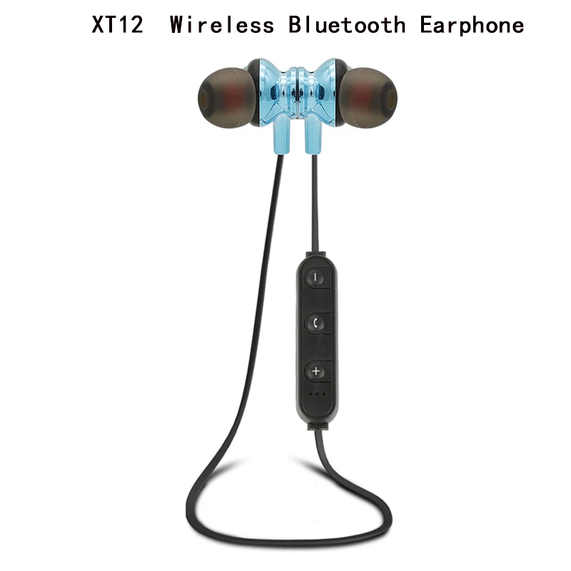 Bluetooth Earphone S8 беспроводные магнитные Bluetooth наушники Беспроводные спортивные наушники стерео Бас Наушники для прослушивания музыки с микрофоном гарнитура для xiaomi iphone - Цвет: Bluetooth Earphone